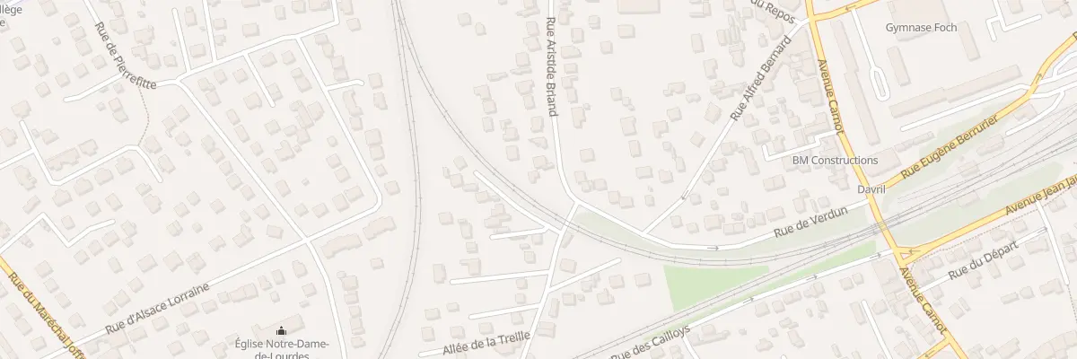Plan du 1 Rue Aristide Briand à Conflans-Sainte-Honorine