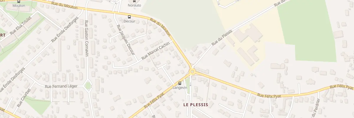 Plan du 84 Rue du Mouton à Vierzon