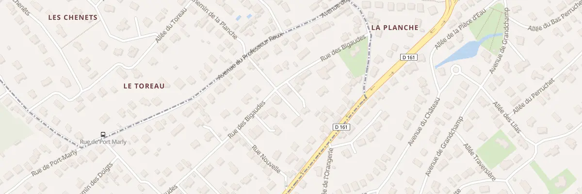 Plan du 23 Rue des Bigaudes à Mareil-Marly