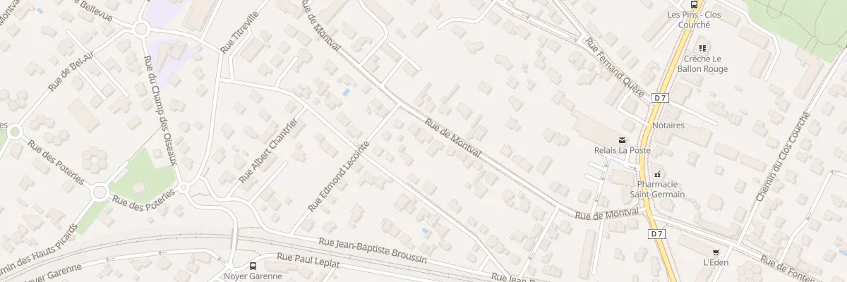 Plan du 41 Rue de Montval à Marly-le-Roi