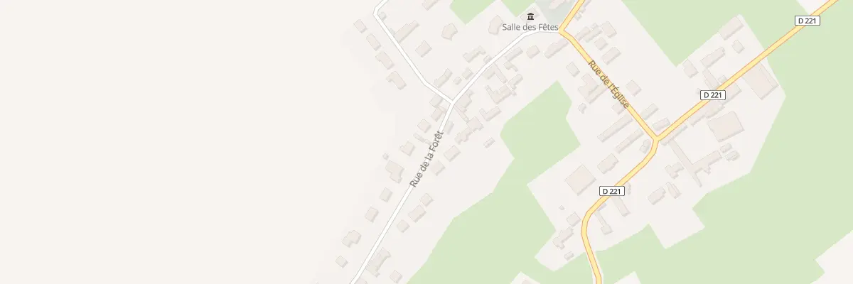 Plan du 10 Rue de la Forêt à Nort-Leulinghem