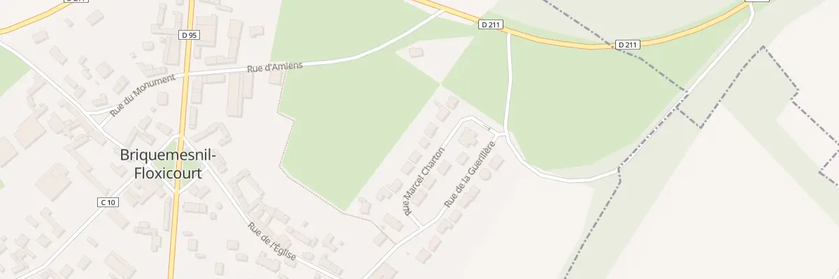 Plan du 13 Rue Marcel Charton à Briquemesnil-Floxicourt