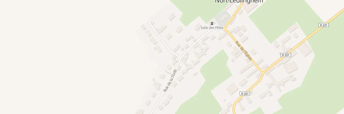Plan du 6 Rue de la Forêt à Nort-Leulinghem