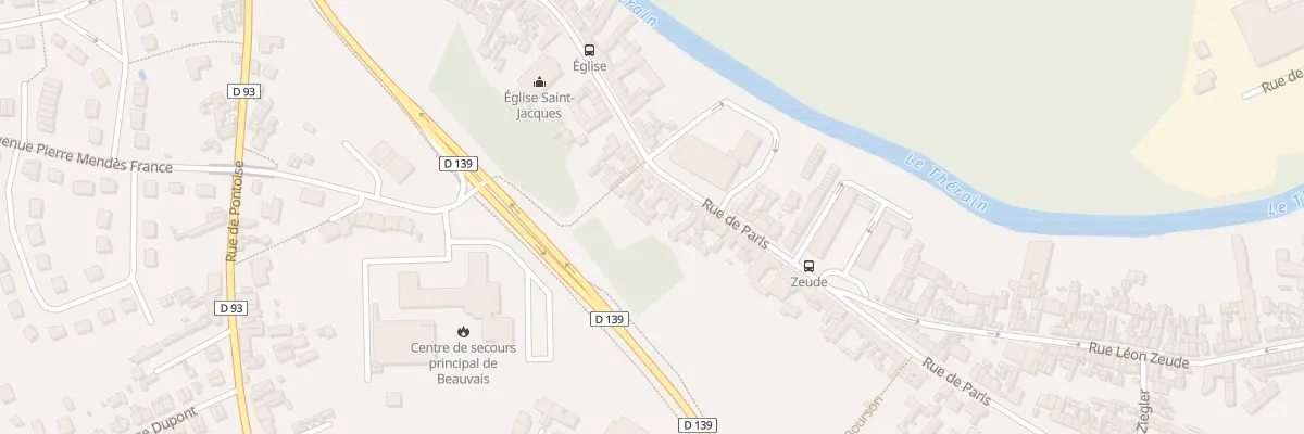 Plan du 32 Rue de Paris à Beauvais