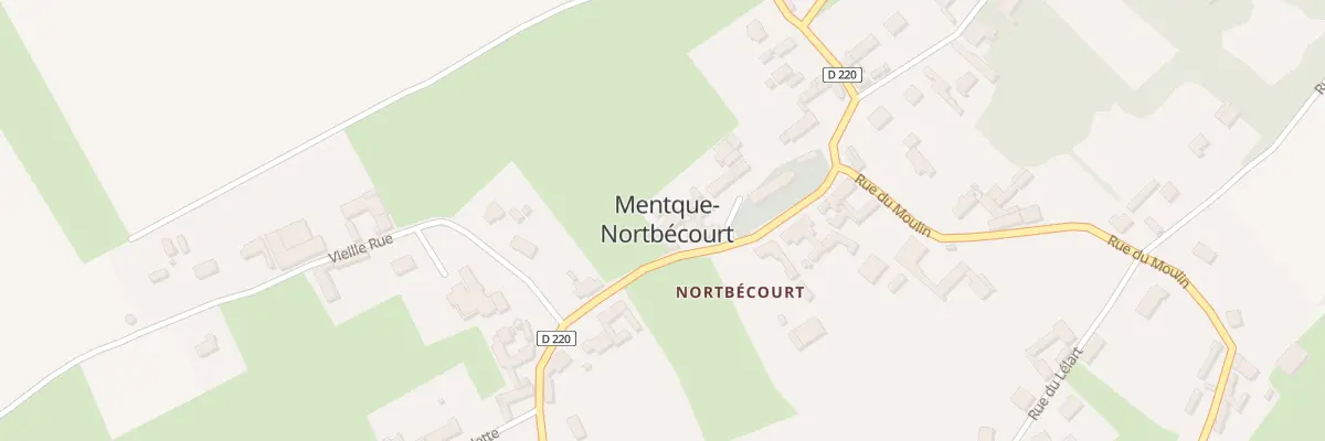 Plan du 232 Rue Principale à Mentque-Nortbécourt