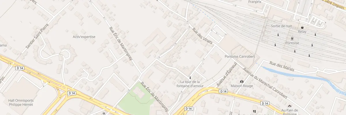 Plan du 51 Rue Saint Martin à Pontoise