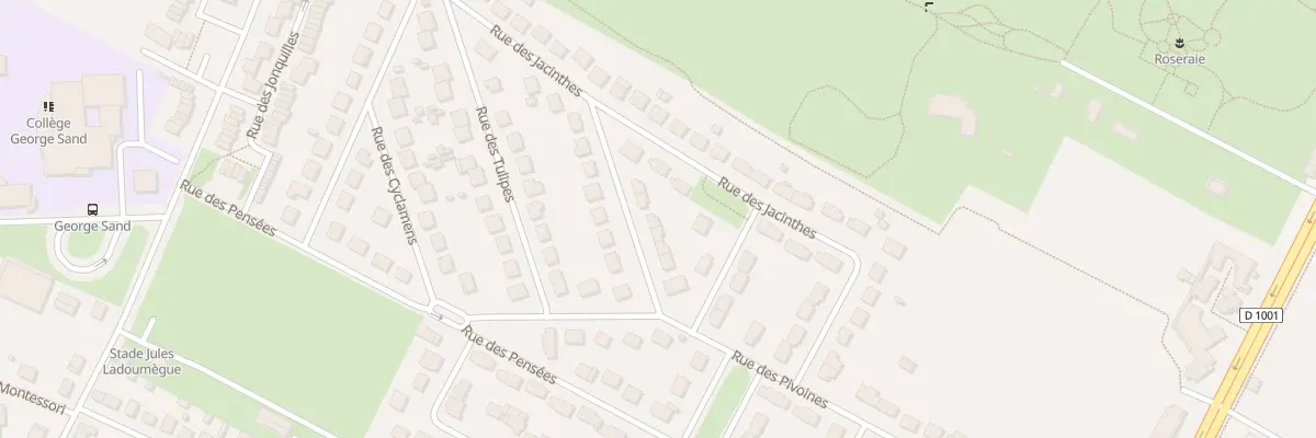 Plan du 10 Rue des Myosotis à Beauvais