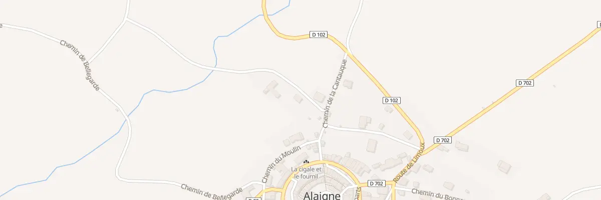 Plan du 2A Imp Cantauque à Alaigne