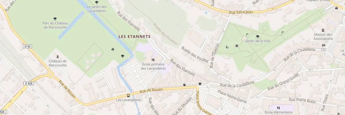 Plan du 38 Rue des Etannets à Pontoise