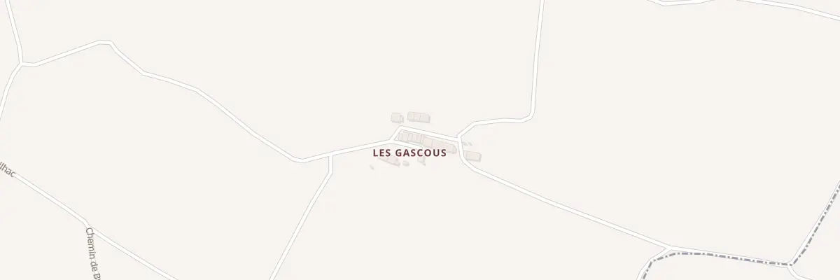 Plan du 48 Les Gascous à Brézilhac