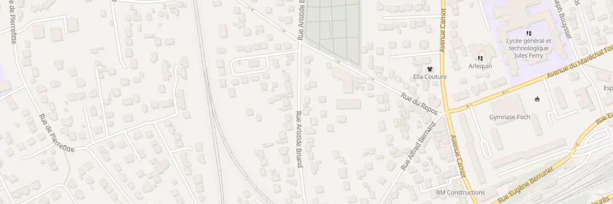 Plan du 22 Rue Aristide Briand à Conflans-Sainte-Honorine