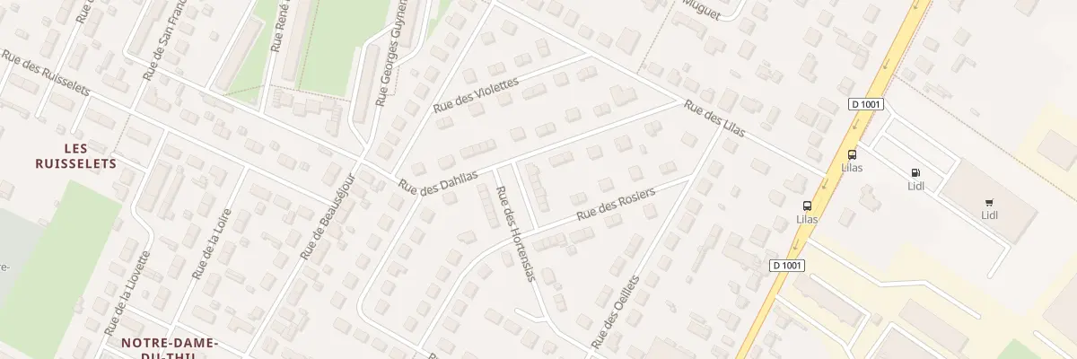 Plan du 24 Rue des Hortensias à Beauvais