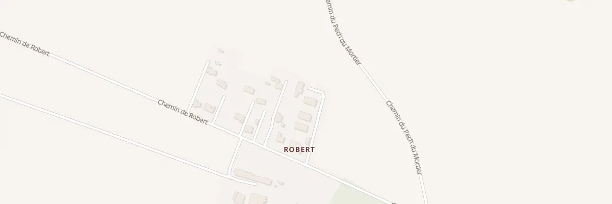 Plan du 5005 Che de Robert à Villesiscle