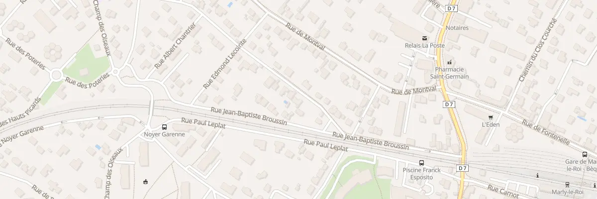 Plan du 7 Rue Louis Yvert à Marly-le-Roi