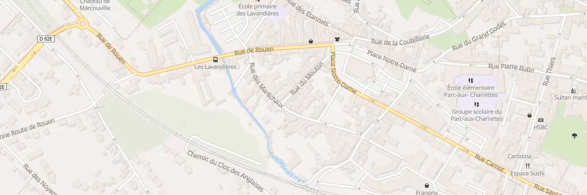 Plan du 13 Rue du Mouton à Pontoise