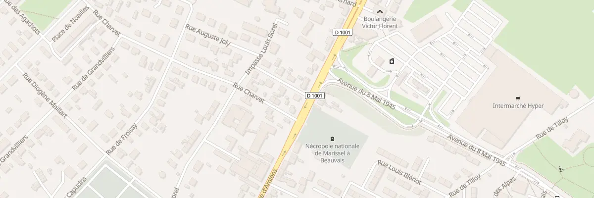 Plan du 61 Rue d’Amiens à Beauvais