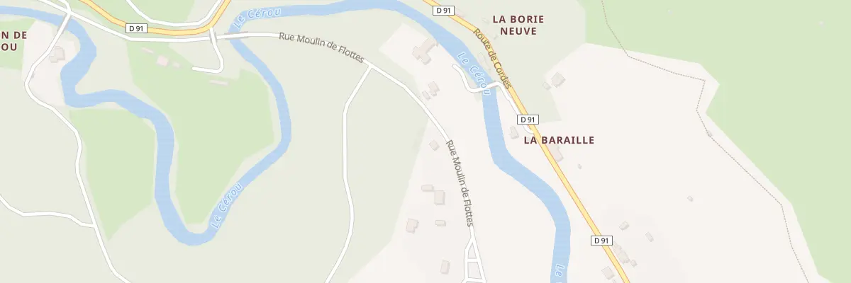 Plan du 9 Rue Moulin de Flottes à Monestiés
