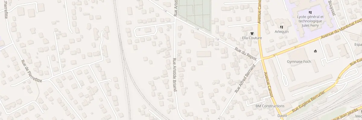 Plan du 20 Rue Aristide Briand à Conflans-Sainte-Honorine