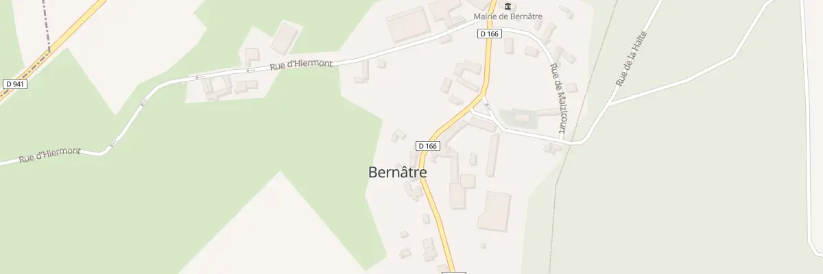 Plan du 2 Rue de Conteville à Bernâtre