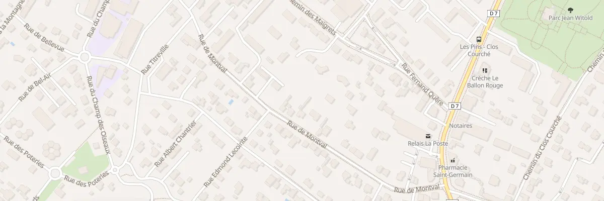 Plan du 42 Rue de Montval à Marly-le-Roi