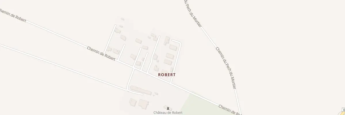 Plan du 5003 Che de Robert à Villesiscle