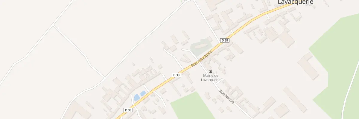 Plan du 25T Rue Principale à Lavacquerie