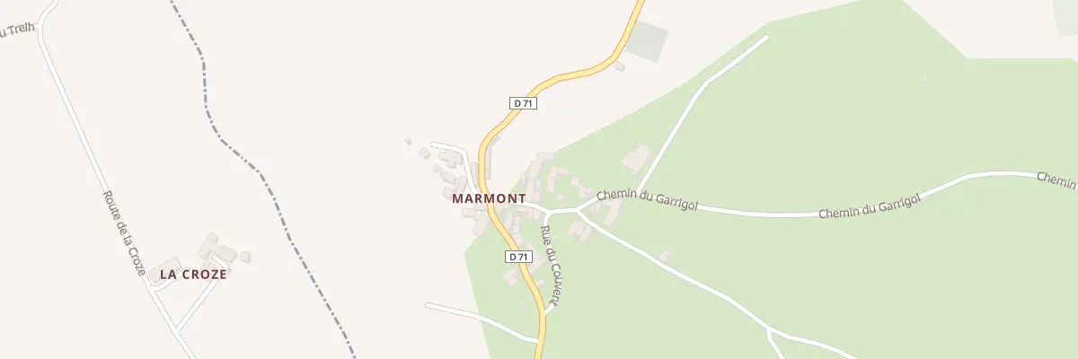 Plan du 5183 Marmont à Morlhon-le-Haut