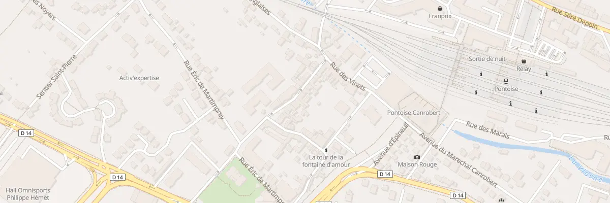 Plan du 43 Rue Saint Martin à Pontoise