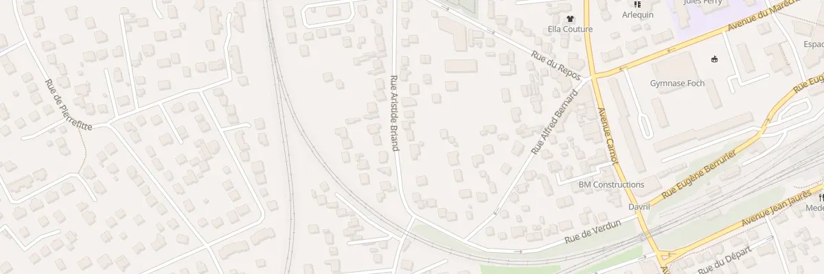 Plan du 10 Rue Aristide Briand à Conflans-Sainte-Honorine
