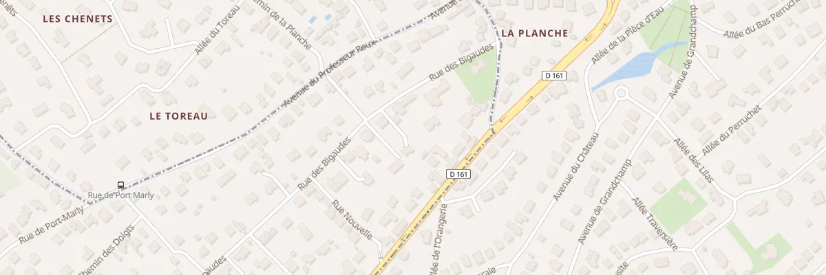 Plan du 21 Rue des Bigaudes à Mareil-Marly