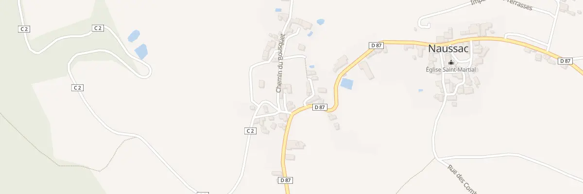 Plan du 5011 Naussac à Naussac