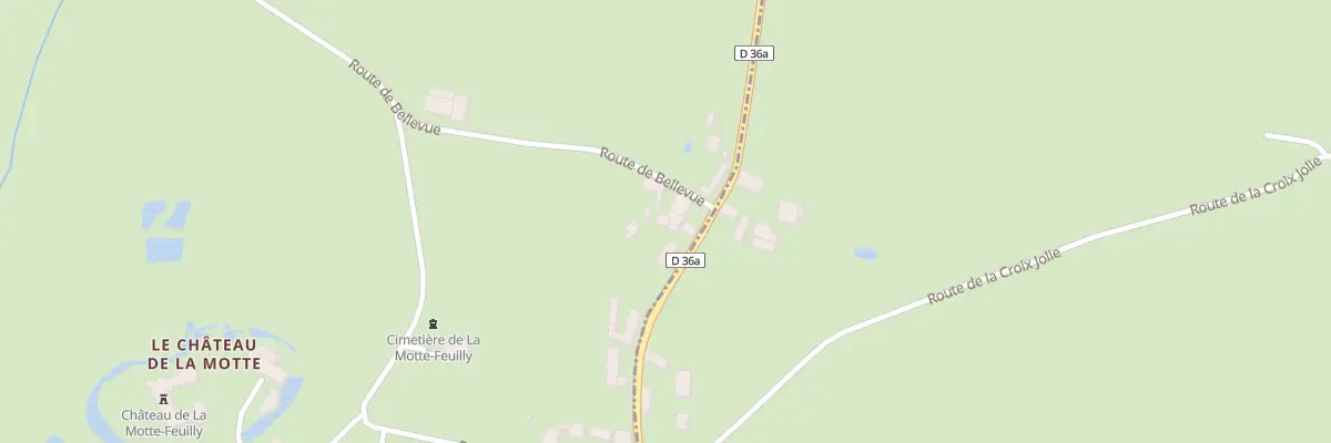 Plan du 5011 Le Bourg à La Motte-Feuilly