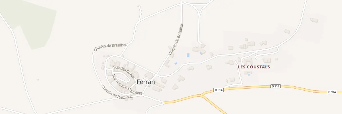 Plan du 6 Rue de l’Eglise à Ferran