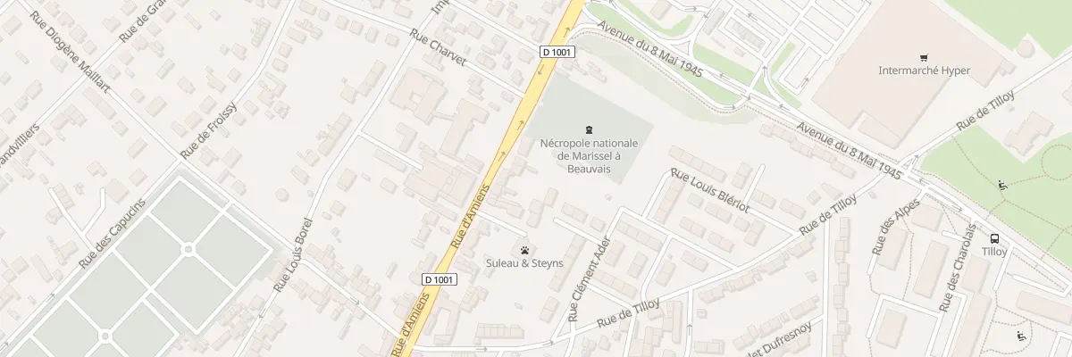 Plan du 110 Rue d’Amiens à Beauvais