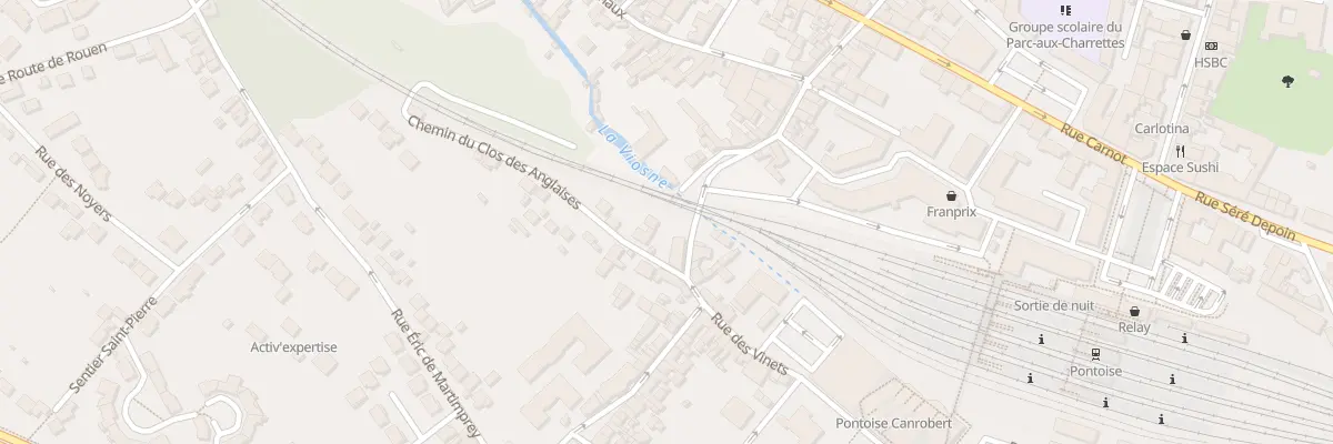 Plan du 34 Rue Saint Martin à Pontoise