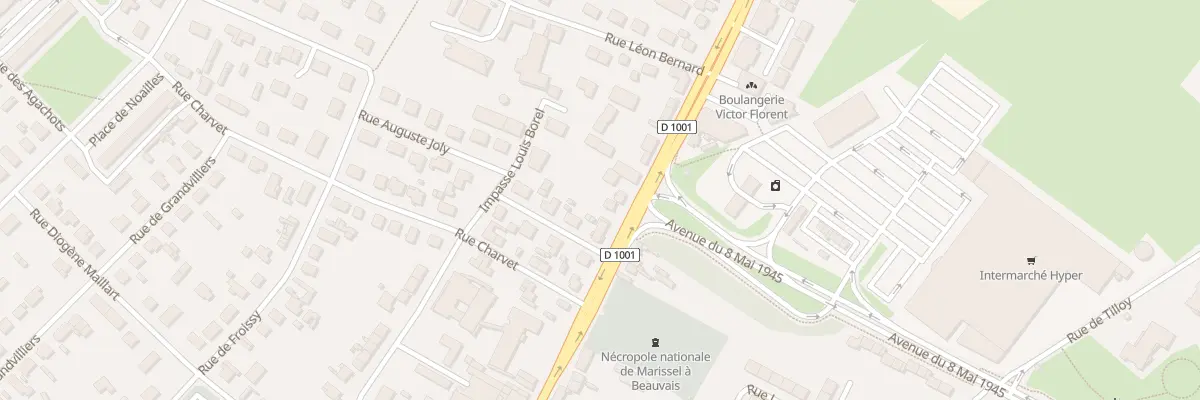 Plan du 65 Rue d’Amiens à Beauvais