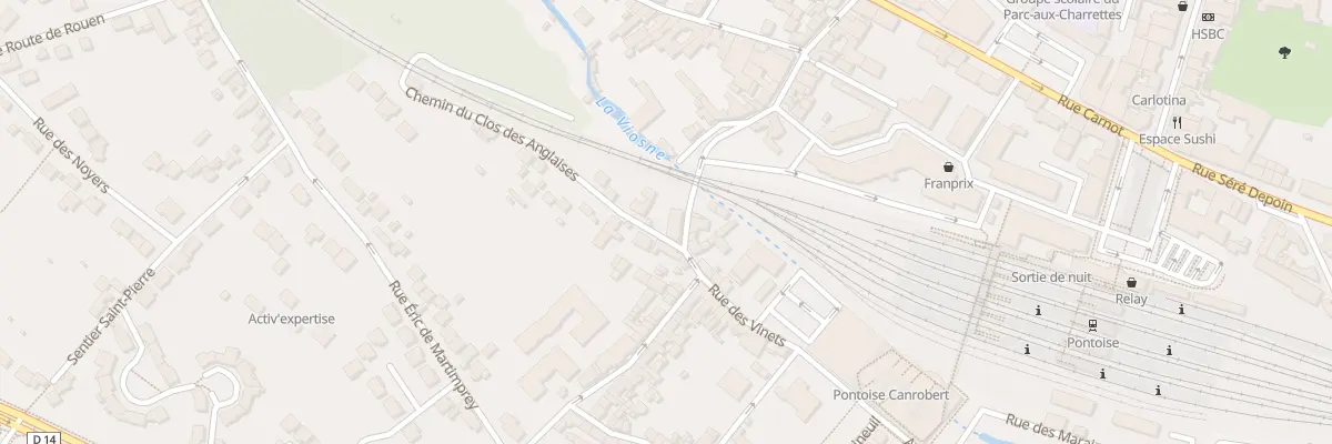 Plan du 36 Rue Saint Martin à Pontoise