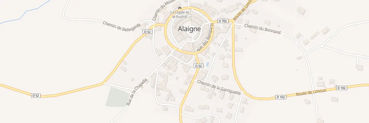 Plan du 8 Rue Malbourguet à Alaigne