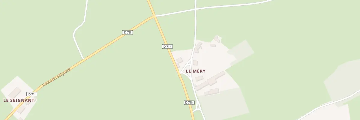 Plan du 5068 Le Mery à Vigoulant