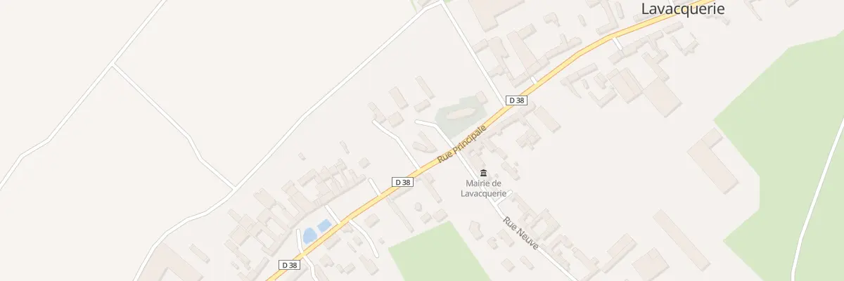 Plan du 1 Pl de l’Eglise à Lavacquerie