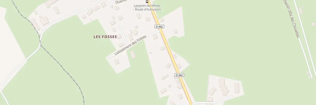 Plan du 44 Rte d’Aubusson à Lavaveix-les-Mines