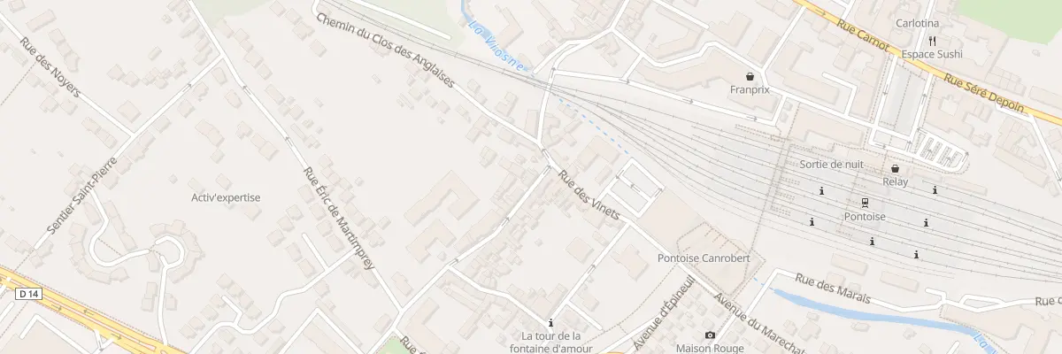 Plan du 48 Rue Saint Martin à Pontoise