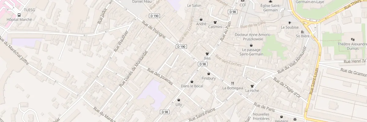 Plan du 15 Rue du Vieux Marché à Saint-Germain-en-Laye