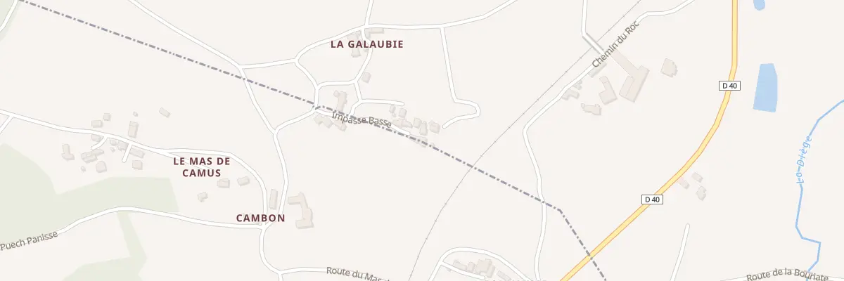 Plan du 5168 La Galaubie à Naussac