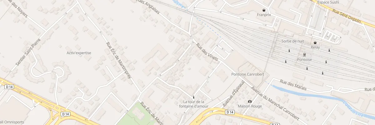 Plan du 39 Rue Saint Martin à Pontoise
