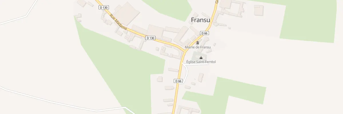 Plan du 2 Rue du Bon Blé à Fransu