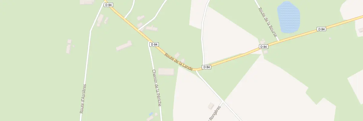 Plan du 24 Rte de La Lande à Feusines