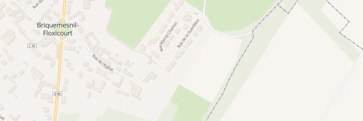 Plan du 12 Rue de la Guerillere à Briquemesnil-Floxicourt