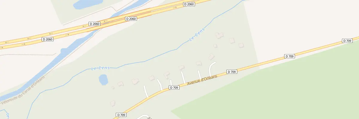 Plan du 178 Av d’Orléans à Donnery