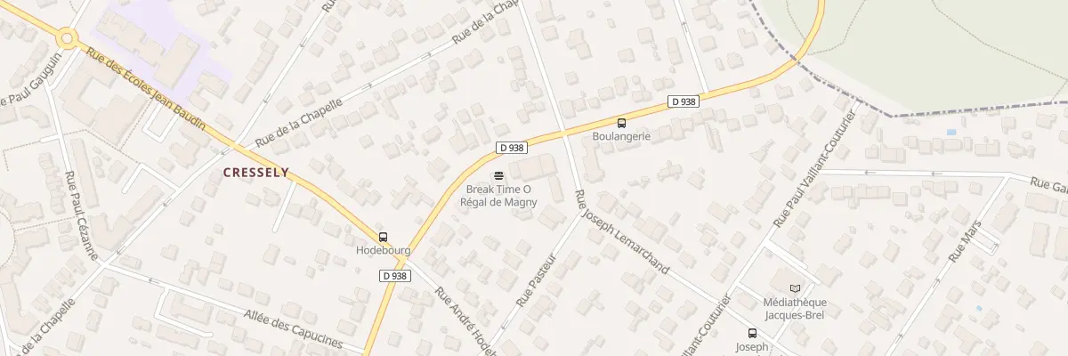 Plan du 2 Rue Joseph Lemarchand à Magny-les-Hameaux